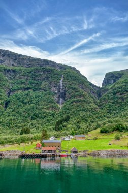 Gudvangen es un pueblo en el municipio de Aurland en el condado de Vestland, Noruega.