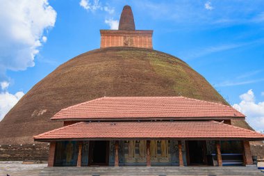 Anuradhapura is one of the oldest capitals in Sri Lanka, known for its well-preserved ruins. clipart