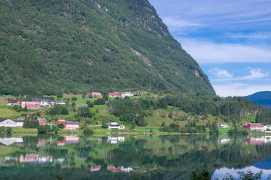 Byrkjelo is a town in the county of Sogn og Fjordane in the region Vestlandet, Norway. clipart