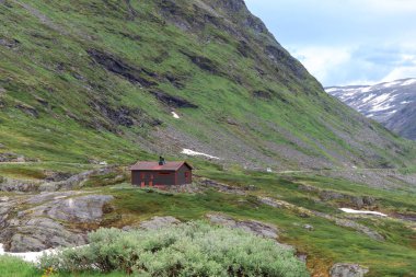 Geiranger is a town located in front of the Geirangerfjord, in western Norway. clipart