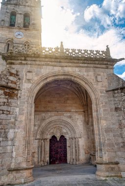 The Cathedral of Santa Mara de Lugo is a Catholic temple, episcopal seat of the diocese of Lugo, located in the city of the same name, in Galicia. clipart