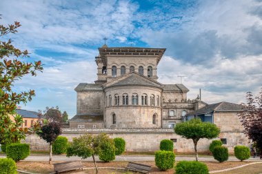 Santa Mara de Lagostelle Kilisesi, Guitiriz, İspanya.