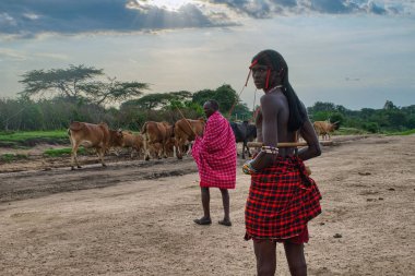 Masailer, Kenya 'nın güneyinde ve Tanzanya' nın kuzeyinde yaşayan yaklaşık 850.000 kişilik bir grup. Doğu Nilotik bir dil olan Maa dilini konuşuyorlar..
