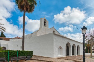 San Carlos de Peralta Kilisesi, 18. yüzyılın sonlarında inşa edilmiş, San Carlos, İbiza, İspanya