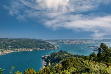 Bailadora 'nın Mirador ve Bataryası, Ares, Ferrol, La Corua İspanya.