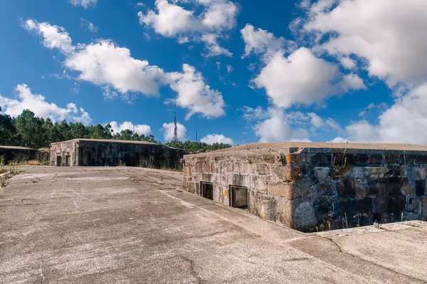 Bailadora 'nın Mirador ve Bataryası, Ares, Ferrol, La Corua İspanya.