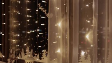 Noel süsü. Kayma hareketi. Yüksek kalite 4k görüntü