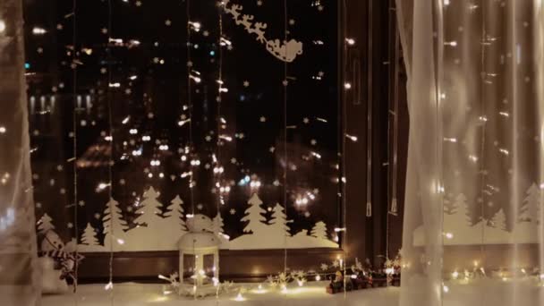 クリスマスの装飾 スライド運動 高品質4K映像 — ストック動画
