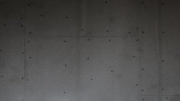Гіпсокартон Покритий Димом Чорного Кольору Після Пожежі Будівлі Високоякісні Кадри — стокове відео