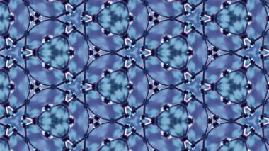 Soyut kaleydoskopik arkaplan deseni. Kaleydoskop canlandırması.