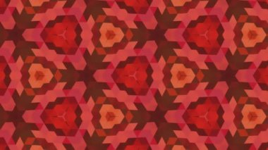 Soyut kaleydoskopik arkaplan deseni. Kaleydoskop canlandırması.