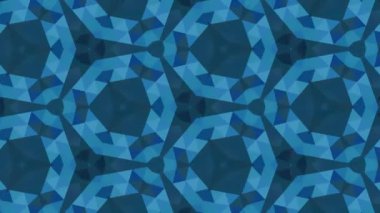Soyut kaleydoskopik arkaplan deseni. Kaleydoskop canlandırması.