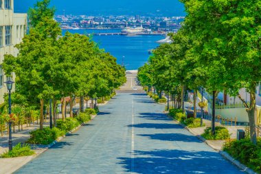 Yawatazaka (Hakodate Şehri, Hokkaido). Çekim Konumu: Hokkaido Hakodate Şehri