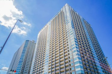 Ariake yüksek katlı apartman grubu. Çekim Konumu: Koto -ku, Tokyo
