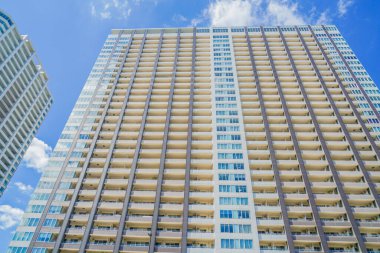 Ariake yüksek katlı apartman grubu. Çekim Konumu: Koto -ku, Tokyo
