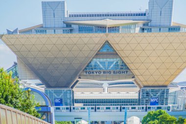 Tokyo Big Sight (Tokyo Uluslararası Sergi Merkezi). Çekim Konumu: Koto -ku, Tokyo
