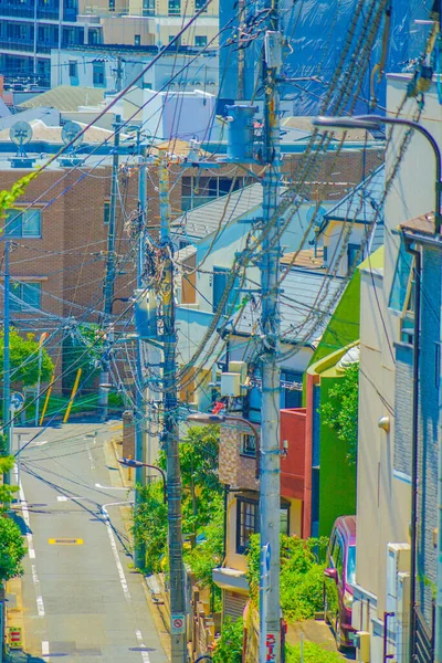 Das Stadtbild Von Shinjuku Ward Und Das Schöne Wetter Drehort — Stockfoto