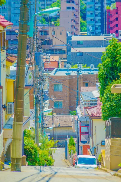 Shinjuku Ward Városképe Szép Idő Lövöldözés Helye Shinjuku Tokió — Stock Fotó