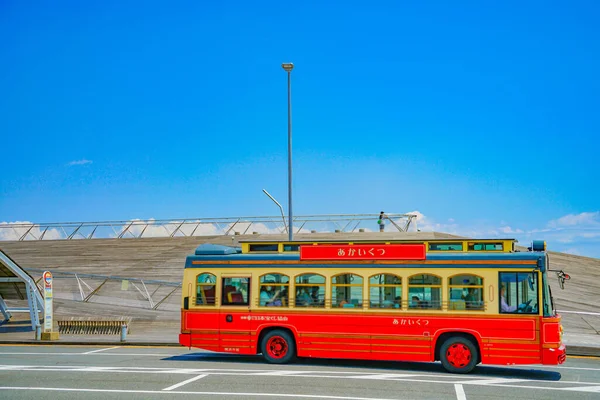 Осмотр Достопримечательностей Иокогамы Автобуса Место Съемки Нака Йокогама — стоковое фото