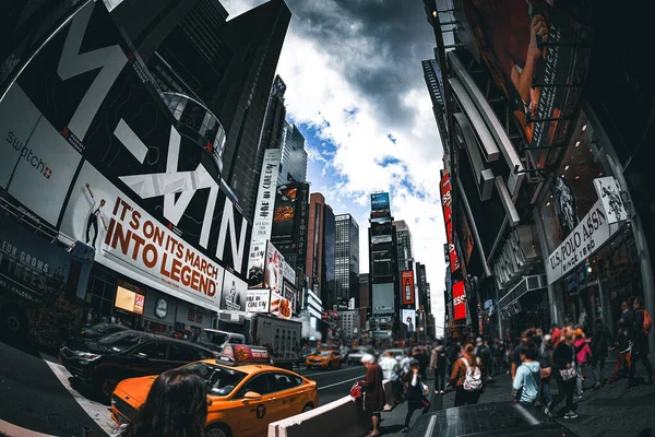 New York Times Square Luogo Delle Riprese New York Manhattan — Foto Stock