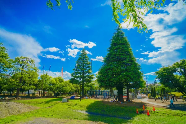 Tamagawa Noge Town Park Místo Střelby Setagaya Tokio — Stock fotografie