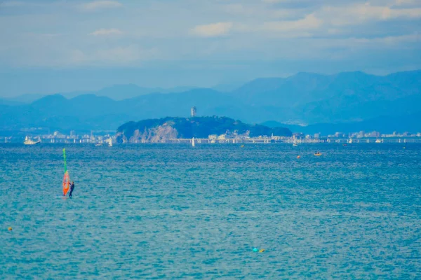 Zushi Küste Der Yachtgruppen Drehort Stadt Kamakura Präfektur Kanagawa — Stockfoto