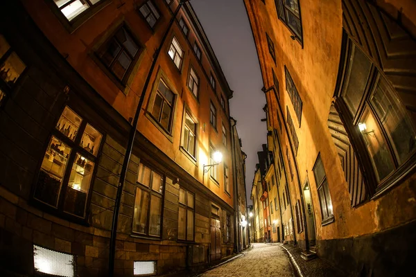 Dzielnica Mieszkalna Sztokholmu Szwecja Miejsce Fotografowania Szwecja Sztokholm — Zdjęcie stockowe