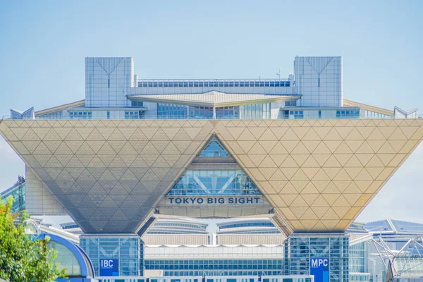 Большой Взгляд Токио Tokyo International Exhibition Center Место Съемки Кото — стоковое фото