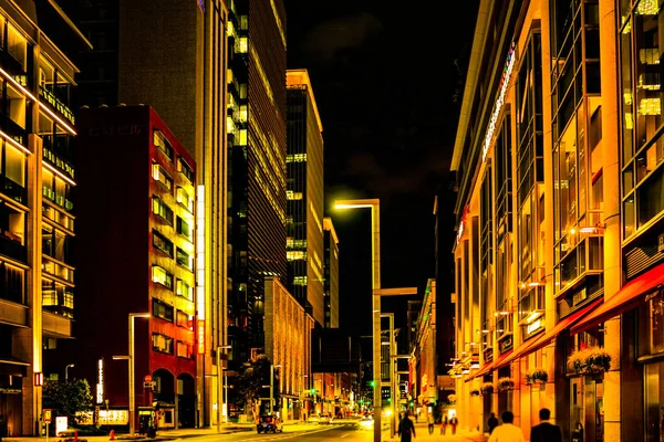 Nachtzicht Nihonbashi Tokio Schietplaats Chuo Tokio — Stockfoto