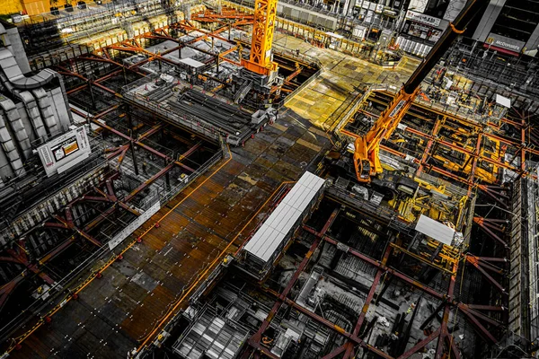 stock image High -rise building construction site. Shooting Location: Yokohama-city kanagawa prefecture