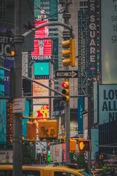 New York Times Square Lieu Tournage New York Manhattan — Photo