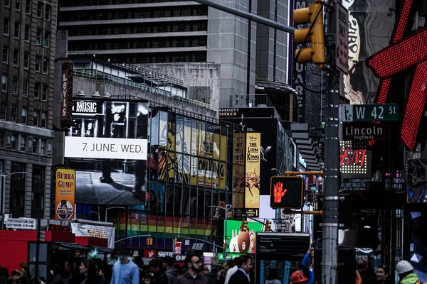 纽约时报广场 射击地点 曼哈顿 — 图库照片