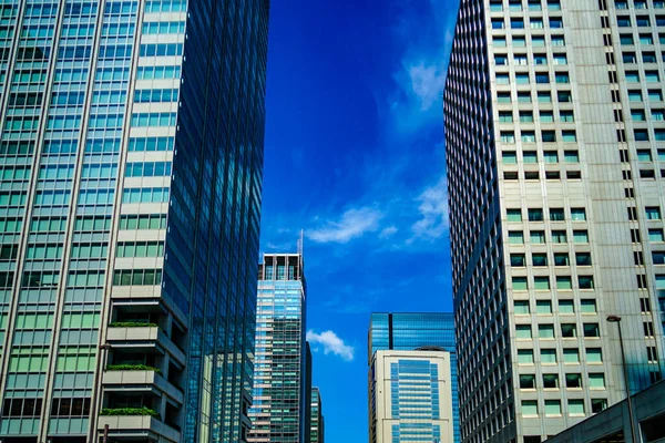Kontorsbyggnader Nihonbashi Tokyo Skytteläge Chuo Tokyo — Stockfoto