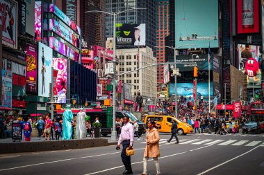 New York Manhattan 'ın manzarası. Çekim yeri: New York, Manhattan