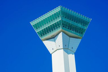 Goryokaku Kulesi ve Mavi Gökyüzü. Çekim Konumu: Hokkaido Hakodate Şehri