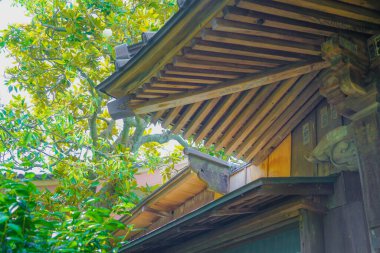 Bir Japon evi görüntüsü. Çekim yeri: Yokohama-şehir kanagawa ili