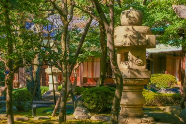 Bir Japon evi görüntüsü. Çekim yeri: Yokohama-şehir kanagawa ili