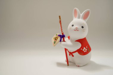Tavşan yılı yeni yıl materyali (2023 Yeni Yıl). Çekim yeri: Yokohama-şehir kanagawa ili