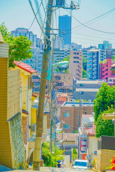 Stadsbilden Shinjuku Ward Och Fint Väder Skytteläge Shinjuku Tokyo — Stockfoto
