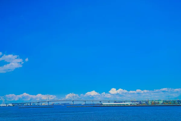 Мост Дайсан Нацука Место Съемки Нака Йокогама — стоковое фото