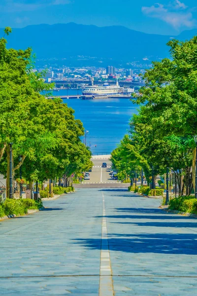 Yawatazaka Stadt Hakodate Hokkaido Drehort Hokkaido Hakodate City — Stockfoto
