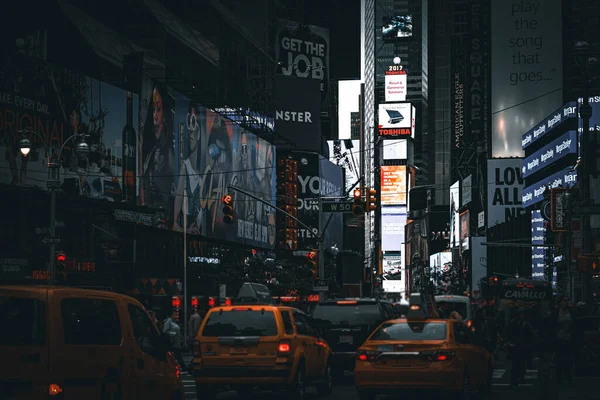 Нью Йорк Таймс Сквер Место Съемки Нью Йорк Манхэттен — стоковое фото