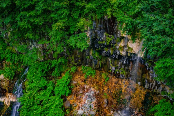 Whitebeard Falls Biei Cho Hokkaido Localização Tiroteio Biei Cho Hokkaido — Fotografia de Stock
