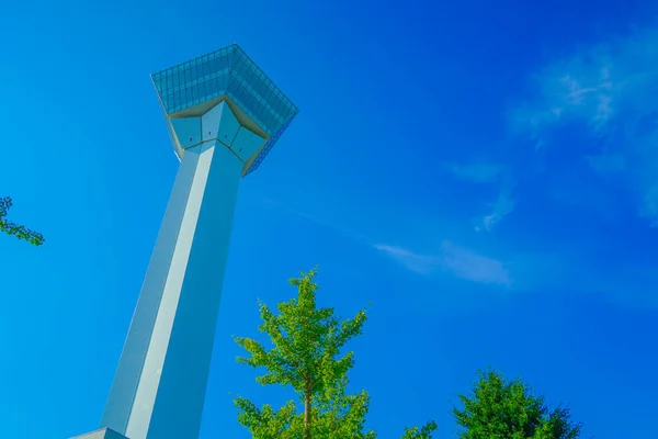 Torre Goryokaku Cielo Azul Ubicación Del Disparo Hokkaido Hakodate City —  Fotos de Stock