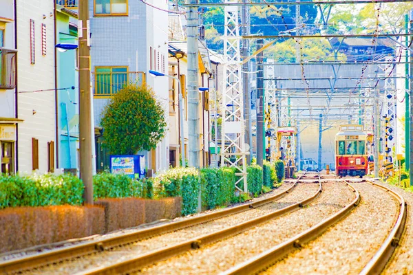Toden Arakawa线 射击地点 东京新宿 — 图库照片