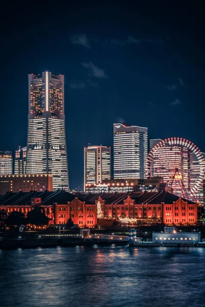 Yokohama Landmark Torony Lövöldözés Helye Nishi Yokohama — Stock Fotó