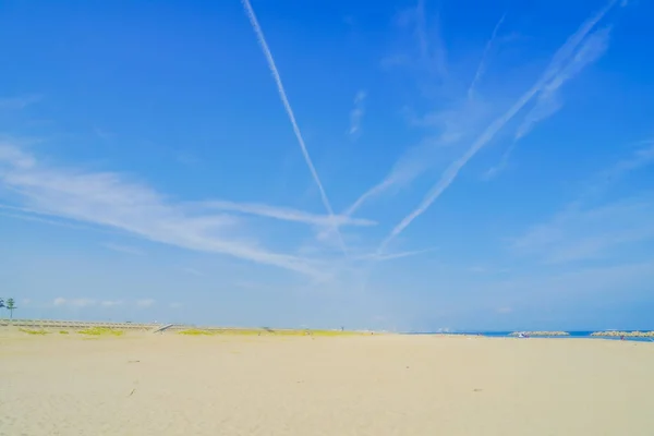 Arahama Beach Wakabayashi Sendai City Místo Střelby Sendai Prefektura Miyagi — Stock fotografie