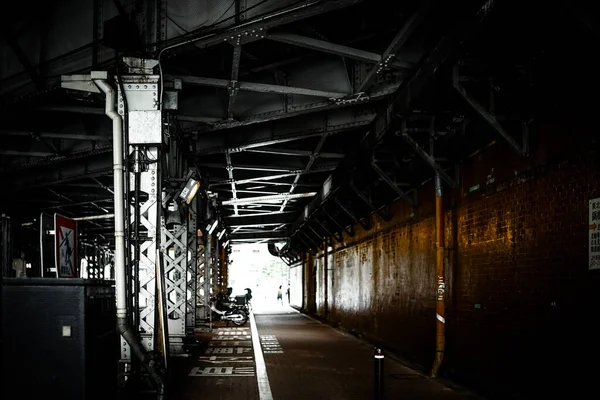 stock image Duct in the back alley. Shooting Location: Chuo -ku, Tokyo