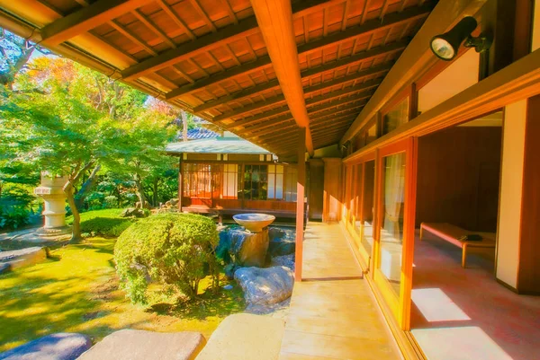 Край Японского Дома Место Съемок Сибуя Токио — стоковое фото