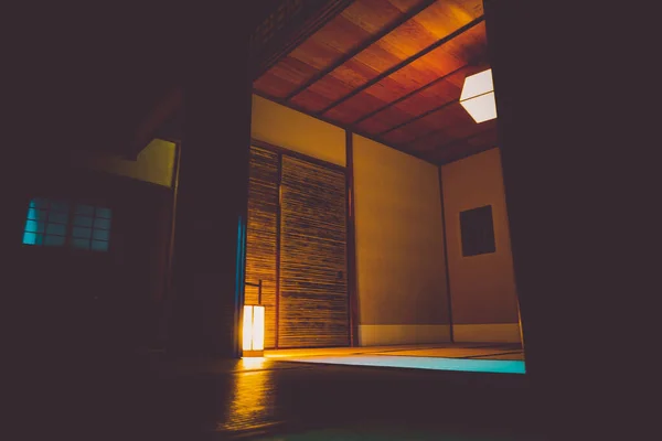 Японський Стиль Освітлення Кімнат Місце Зйомки Нака Йокогама — стокове фото
